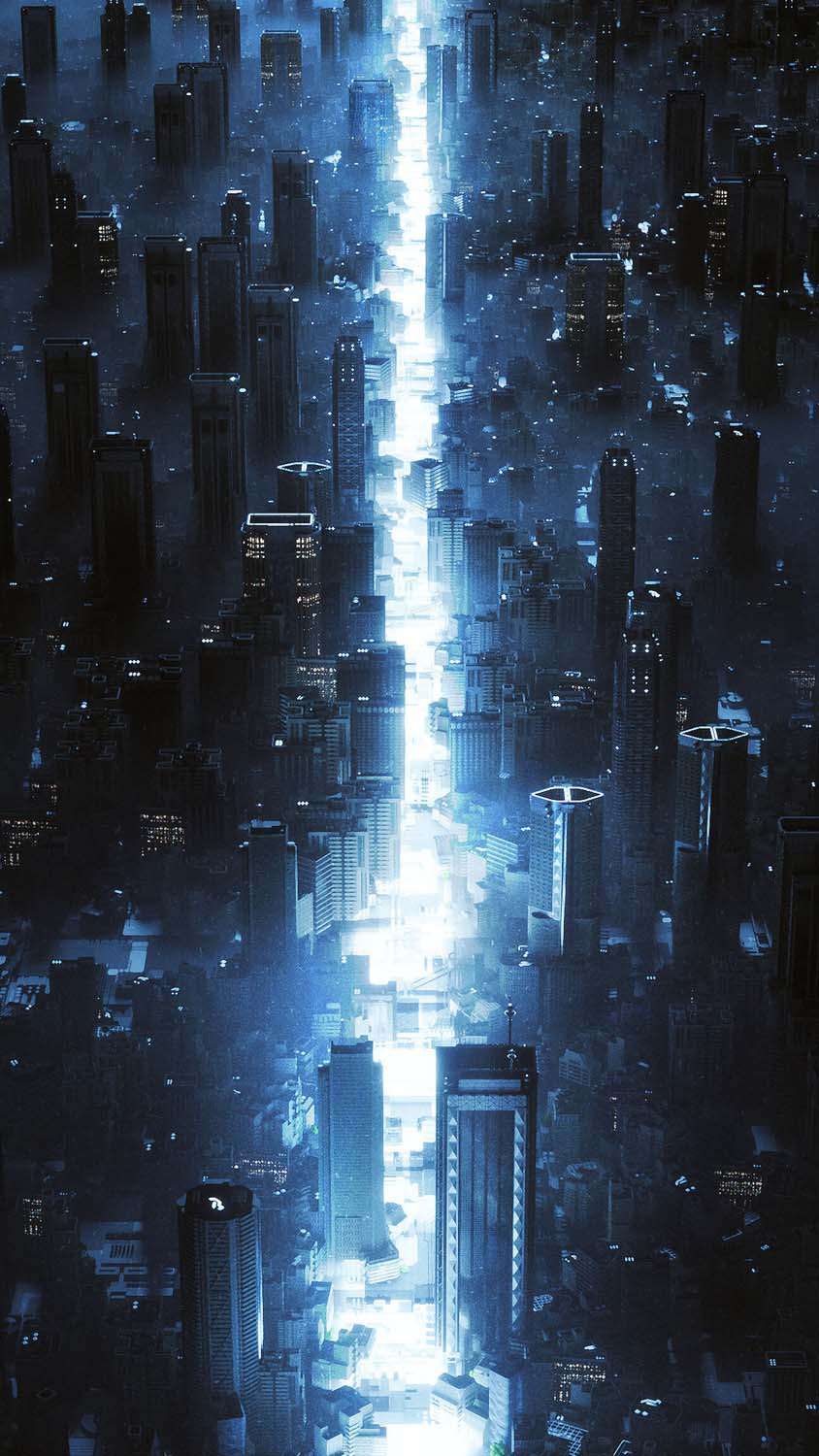Cyber City Lights IPhone Wallpaper HD  IPhone Wallpapers