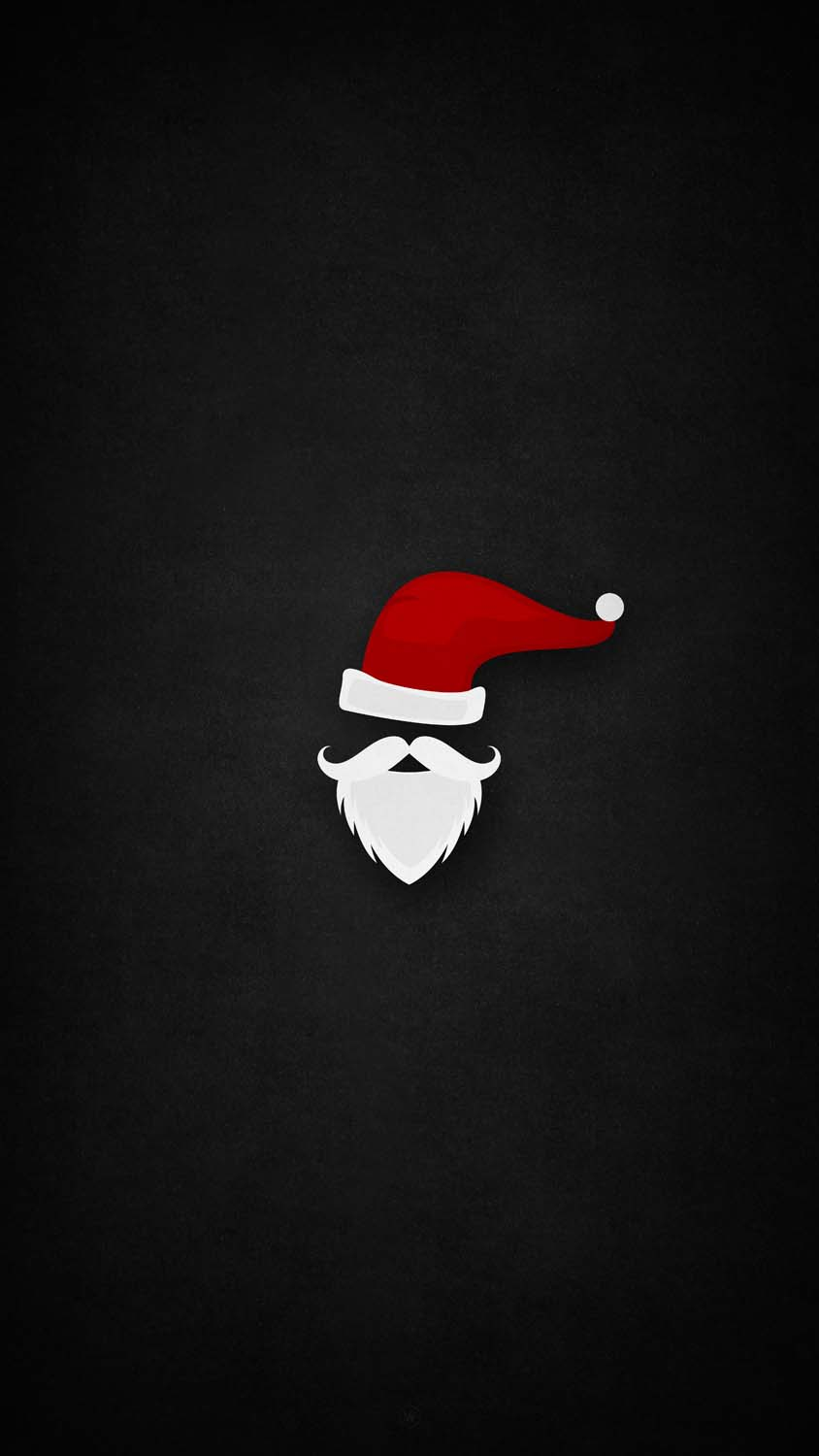 Santa Claus Minimal Art IPhone Wallpaper HD  IPhone Wallpapers