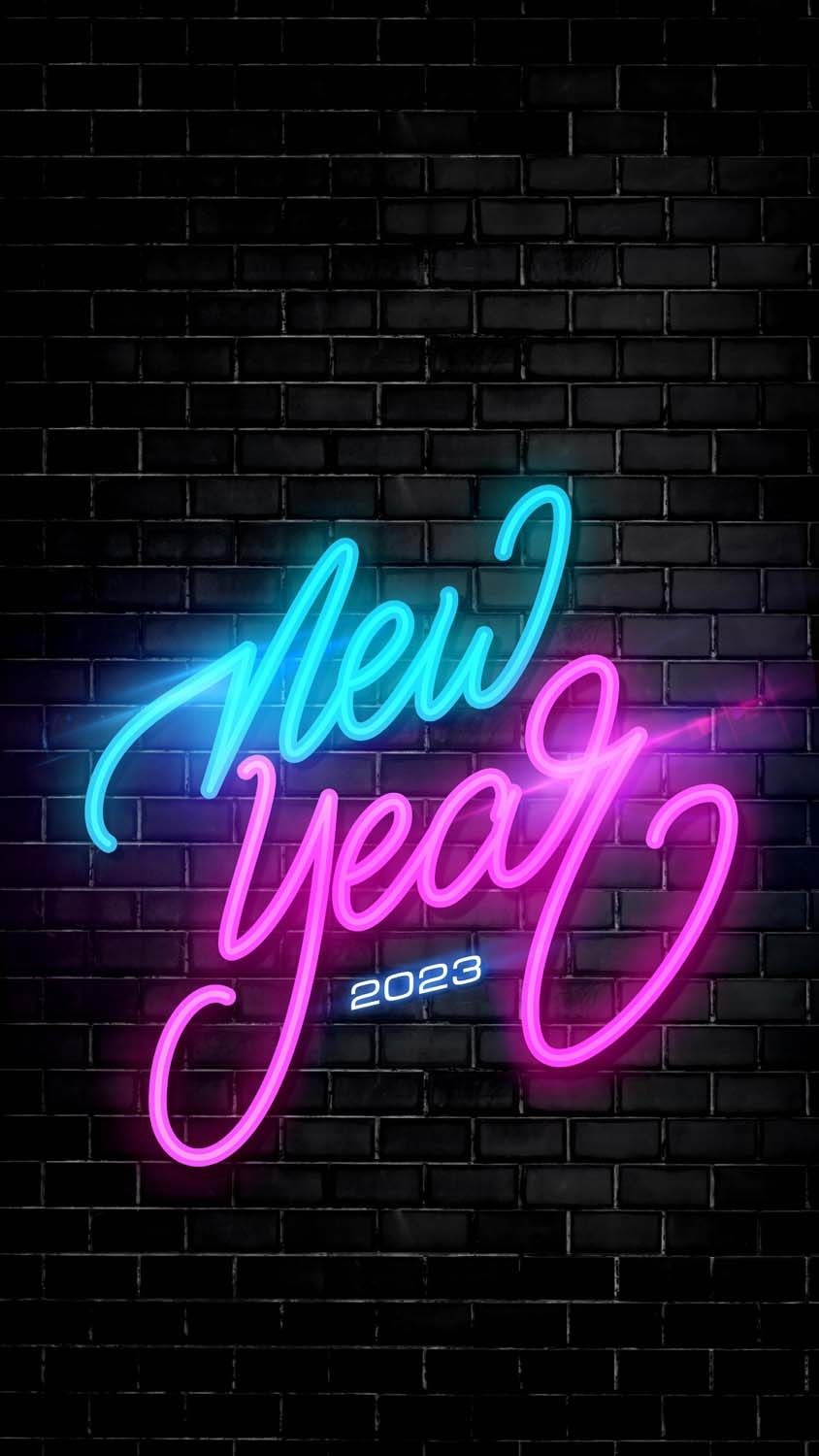 2023 Happy New Year 4K Wallpaper iPhone HD Phone 90i