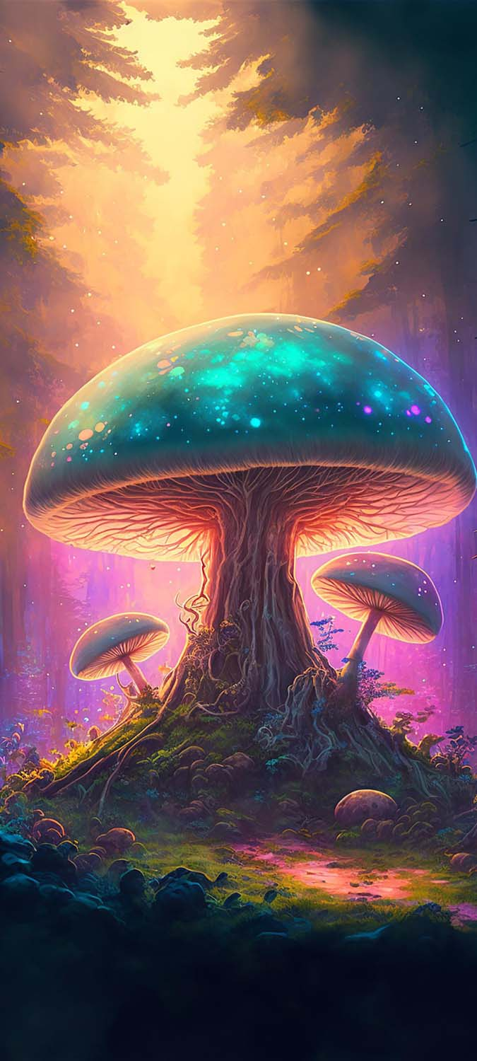 Dreamlike Mushroom IPhone Wallpaper HD  IPhone Wallpapers