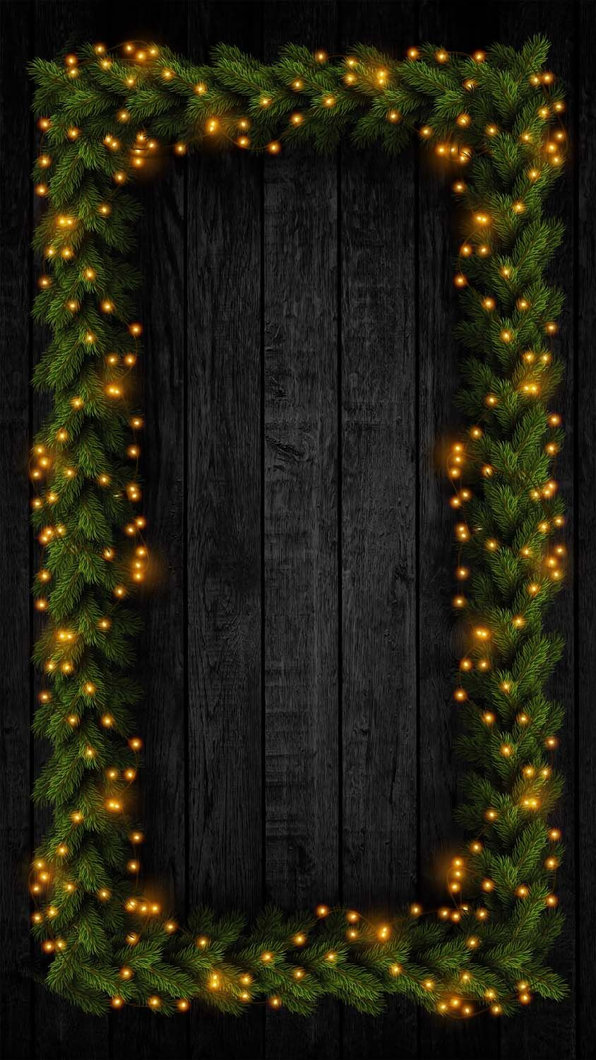 Christmas Garland IPhone Wallpaper HD  IPhone Wallpapers