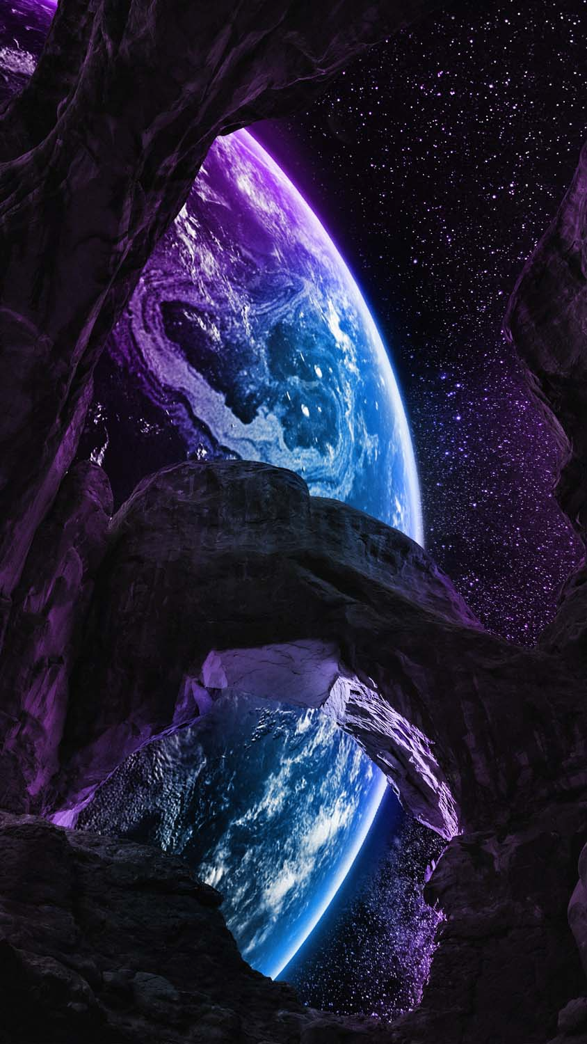 Earth From Asteroids IPhone Wallpaper HD  IPhone Wallpapers