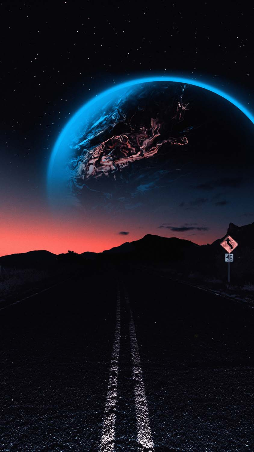 Extraterrestrial Road 40 MPH IPhone Wallpaper HD  IPhone Wallpapers