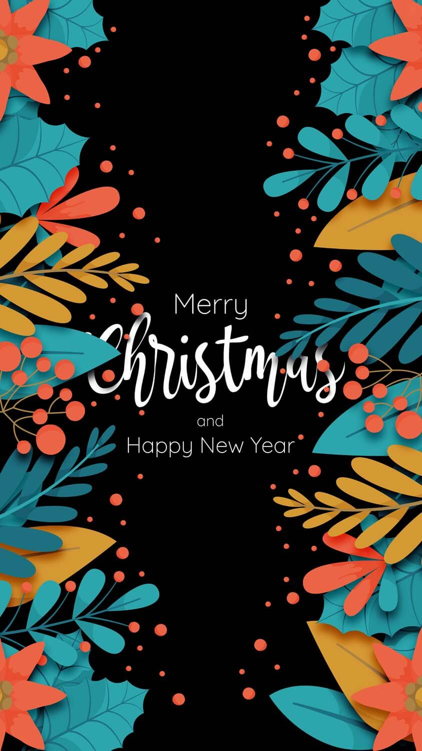 Merry Christmas And Happy New Year IPhone Wallpaper HD  IPhone Wallpapers