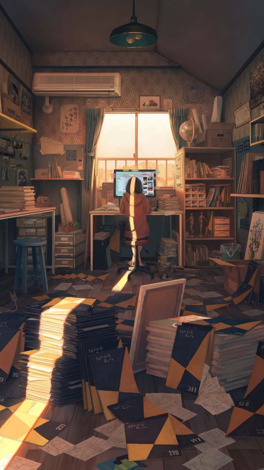Study Room IPhone Wallpaper HD  IPhone Wallpapers