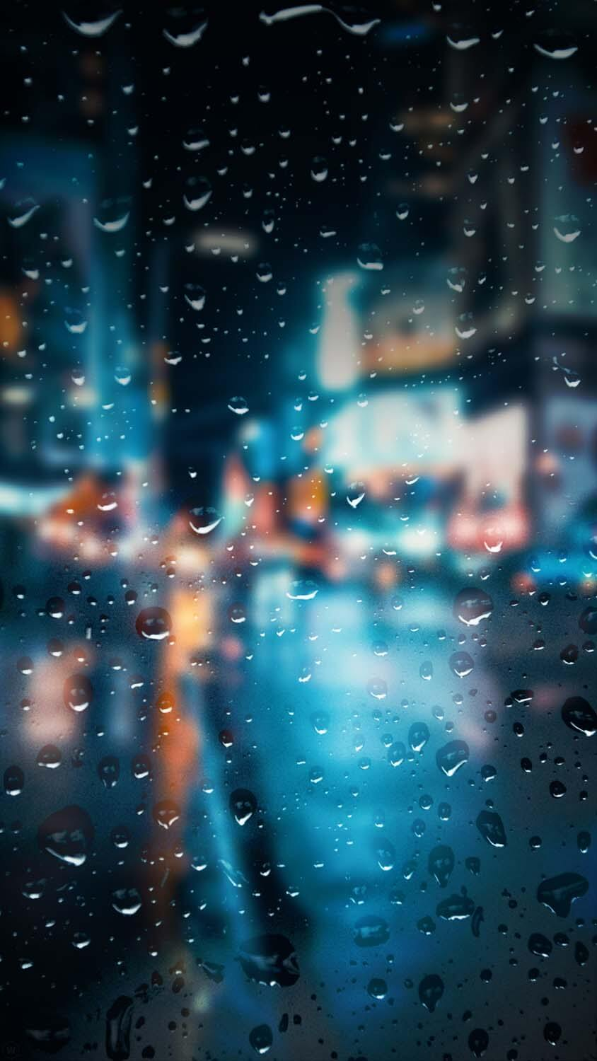 Rain Drops Glass IPhone Wallpaper HD  IPhone Wallpapers