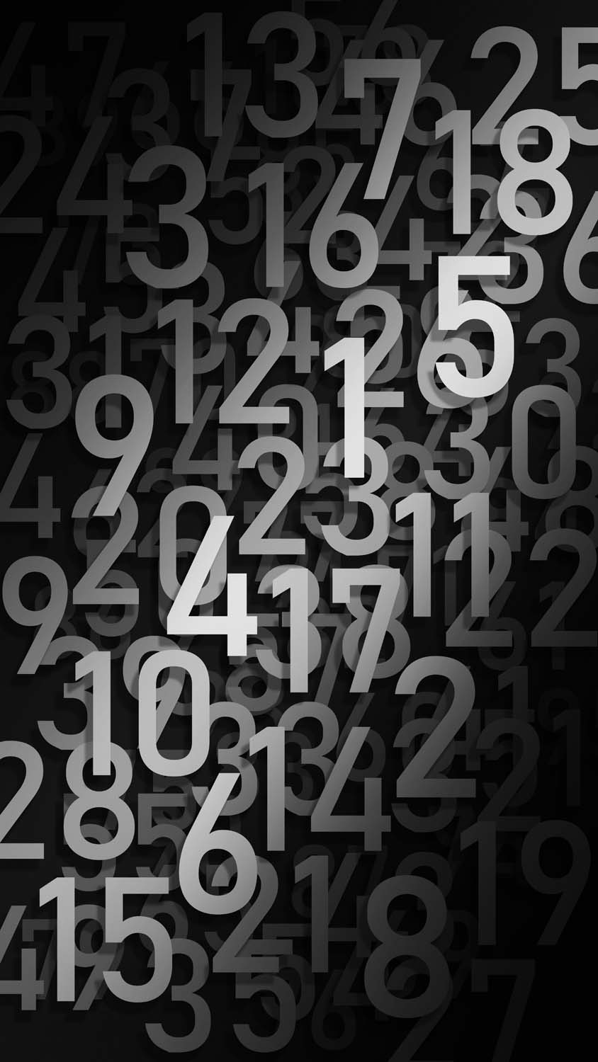 3D Numbers IPhone Wallpaper HD  IPhone Wallpapers