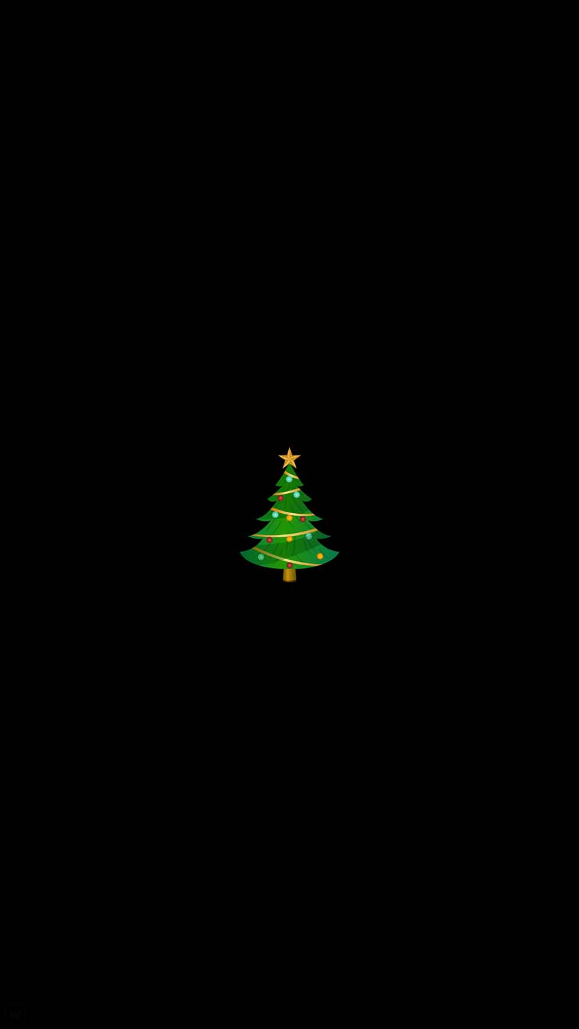 Christmas Tree Minimal IPhone Wallpaper HD  IPhone Wallpapers
