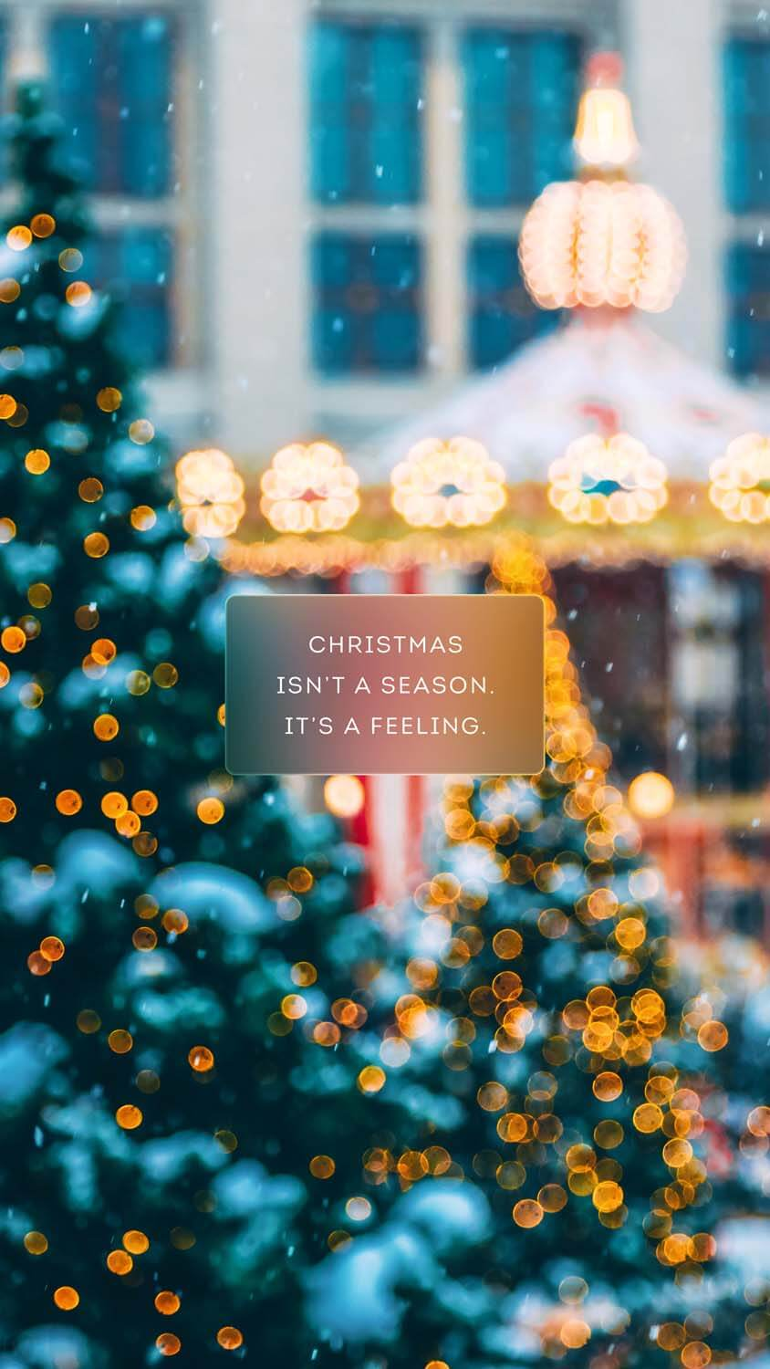 Christmas Is Feeling IPhone Wallpaper HD  IPhone Wallpapers