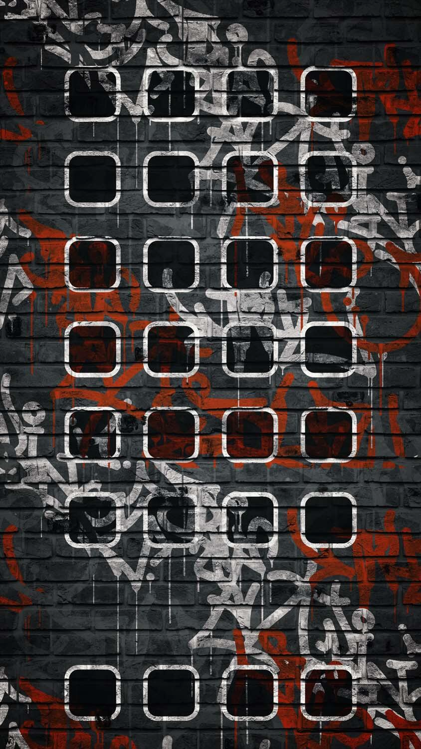 Graffiti IOS App Dock Wallpaper  IPhone Wallpapers