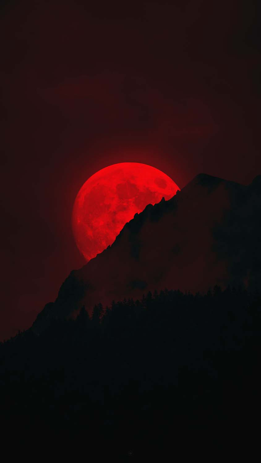 Moon Blood Red IPhone Wallpaper HD  IPhone Wallpapers