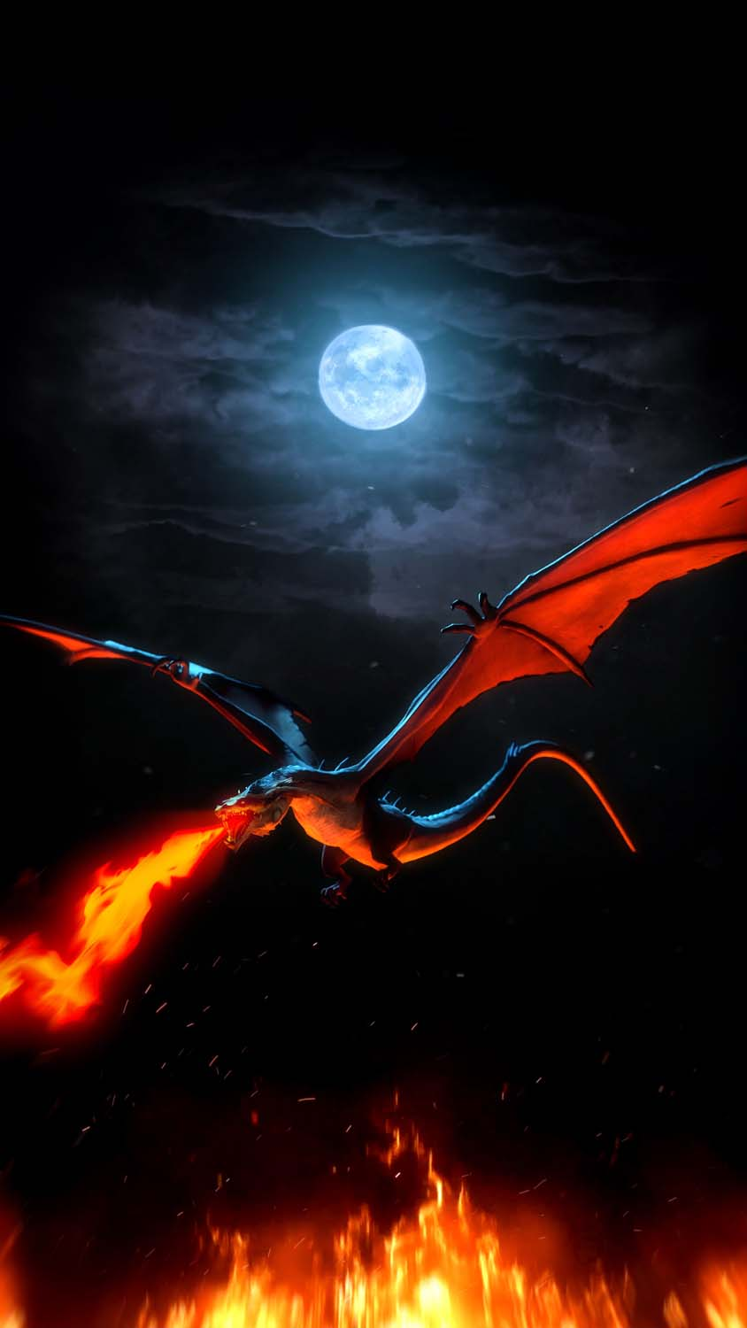 Fire Dragon IPhone Wallpaper HD  IPhone Wallpapers