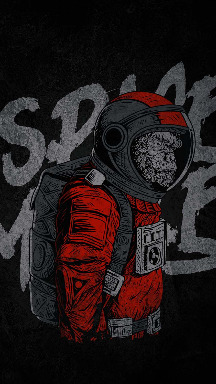 Space Monkey IPhone Wallpaper HD  IPhone Wallpapers