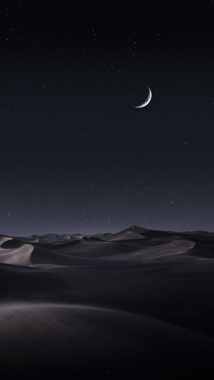 Desert Night Moon IPhone Wallpaper HD IPhone Wallpapers Wallpaper ...