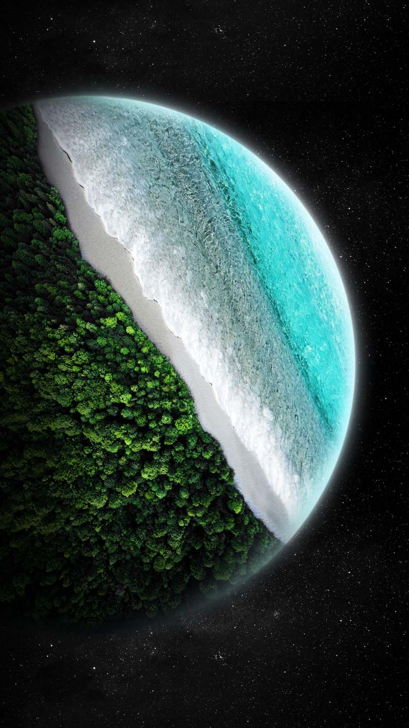 Green Planet  iPhone and Android Wallpaper  Iphone wallpaper universe  Best iphone wallpapers Wallpaper earth