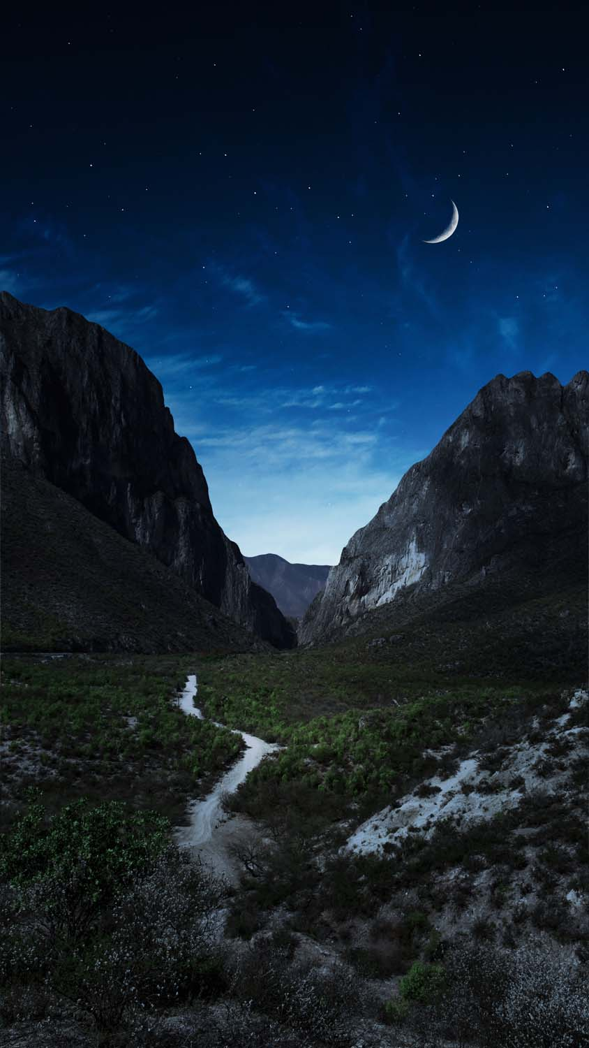 Green Valley In Night IPhone Wallpaper HD  IPhone Wallpapers