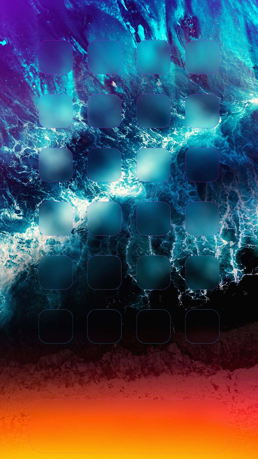 IOS App Dock Ocean IPhone Wallpaper HD 1  IPhone Wallpapers