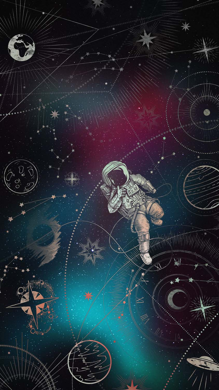 Cosmonaut In Space IPhone Wallpaper HD  IPhone Wallpapers