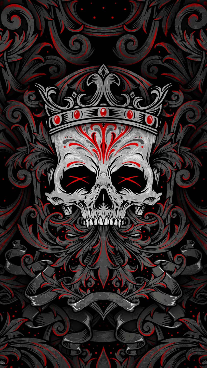 Skull King Design IPhone Wallpaper HD  IPhone Wallpapers