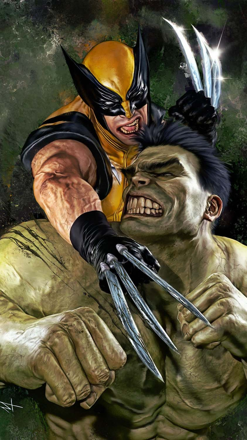 Wolverine Vs Hulk IPhone Wallpaper HD  IPhone Wallpapers