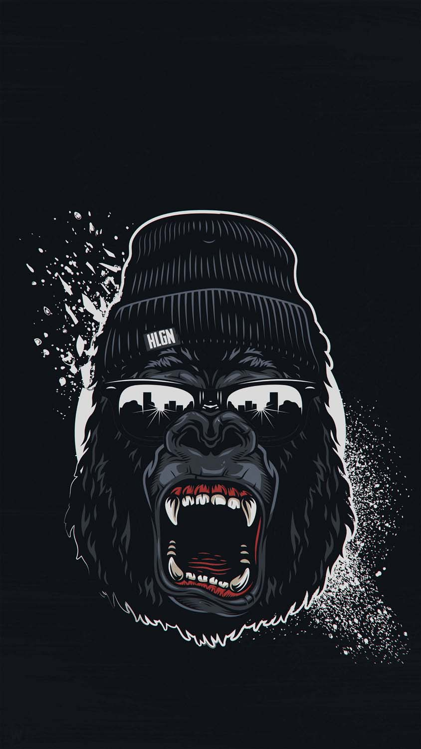 Angry Gorilla IPhone Wallpaper HD  IPhone Wallpapers
