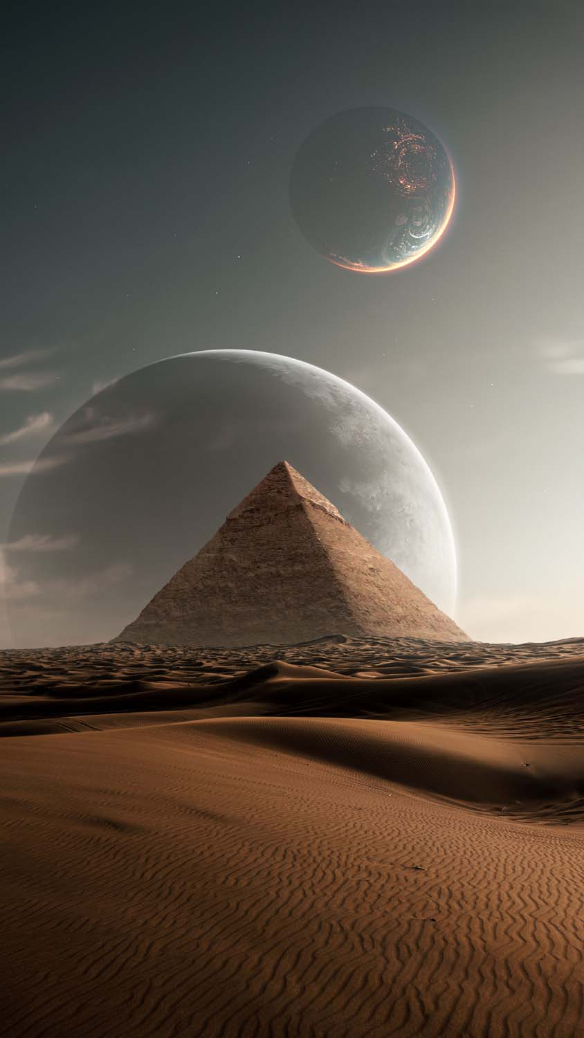 Space Pyramid IPhone Wallpaper HD  IPhone Wallpapers