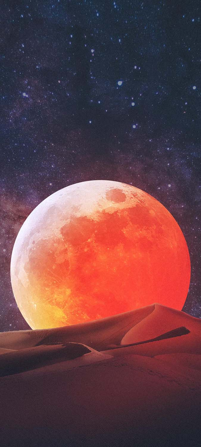 Desert Moon IPhone Wallpaper HD  IPhone Wallpapers