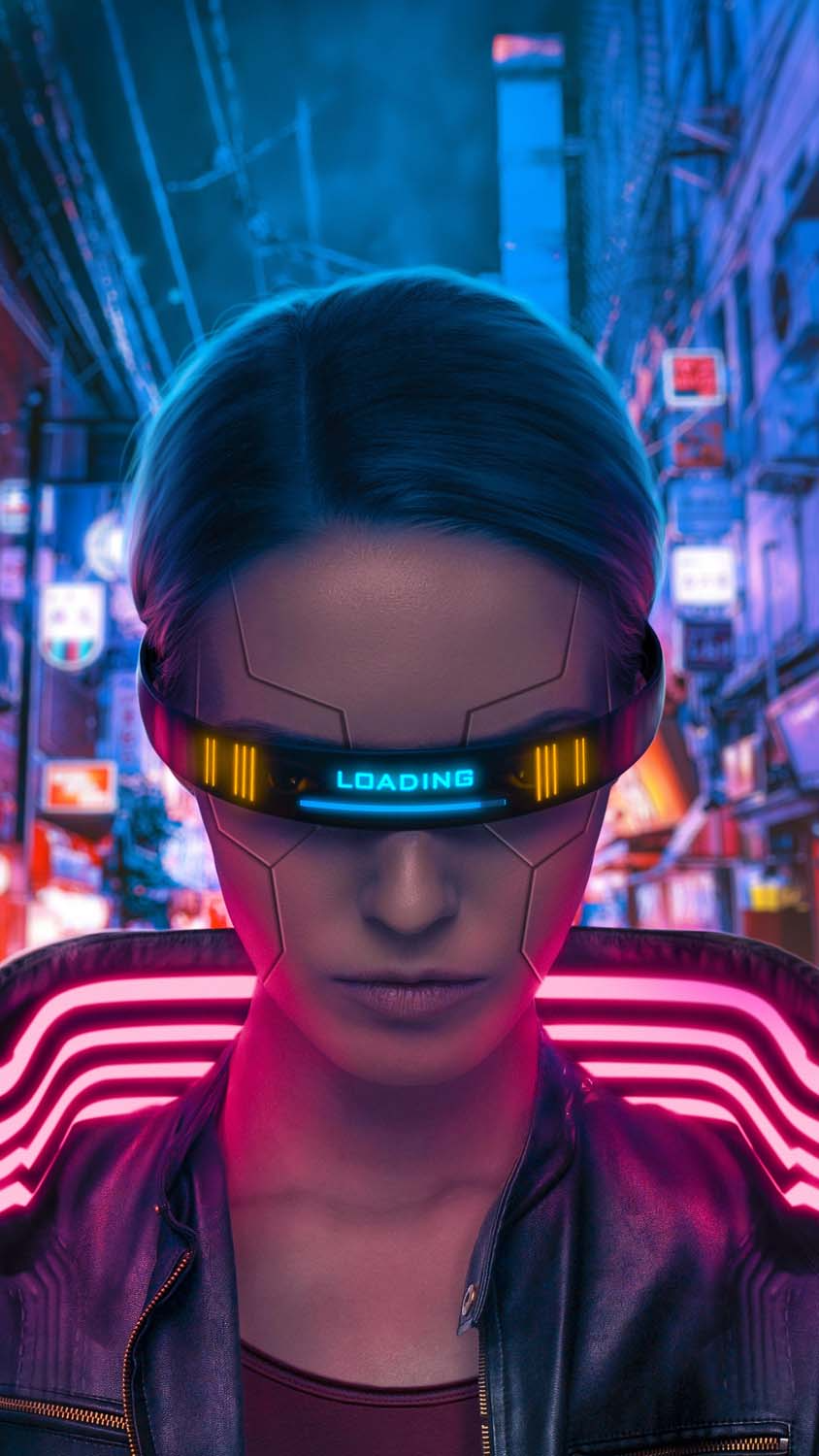 Cyborg Girl 2077 IPhone Wallpaper HD  IPhone Wallpapers