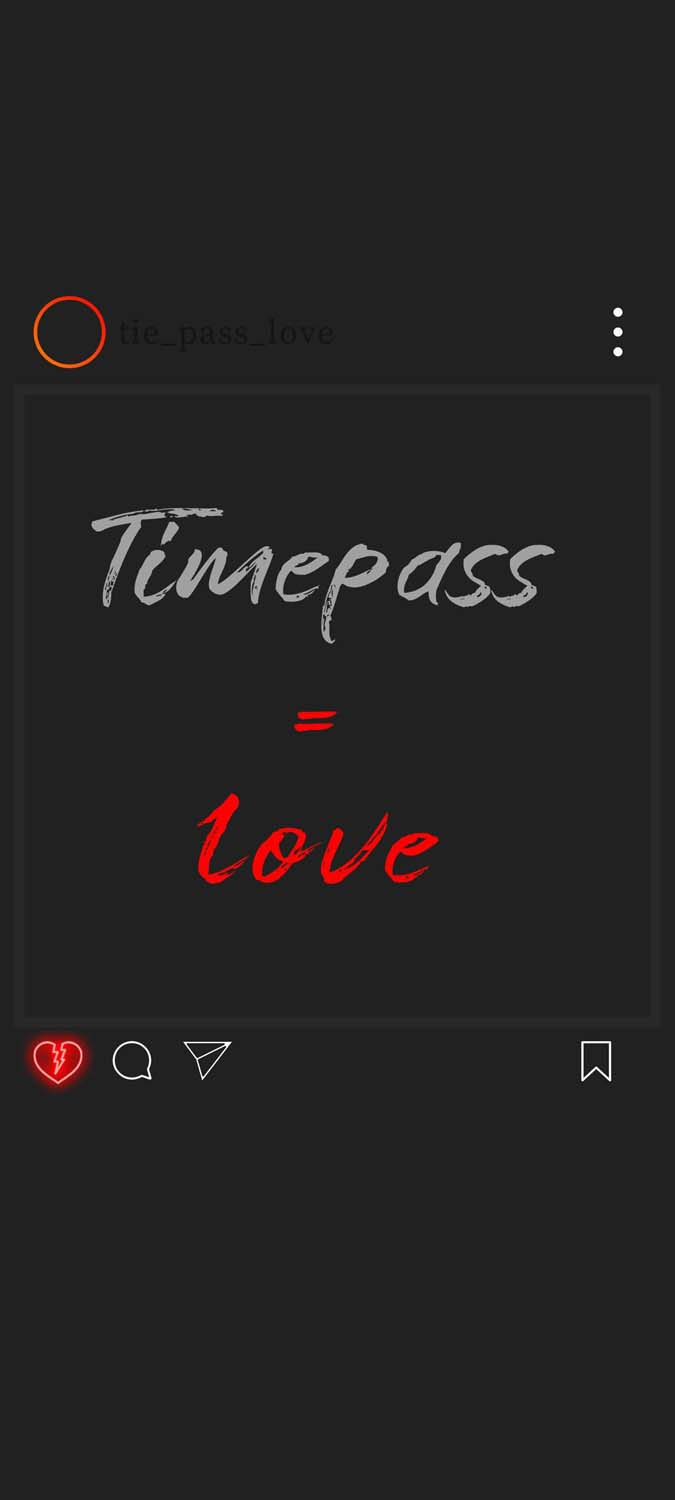Love Is Timepass IPhone Wallpaper HD  IPhone Wallpapers