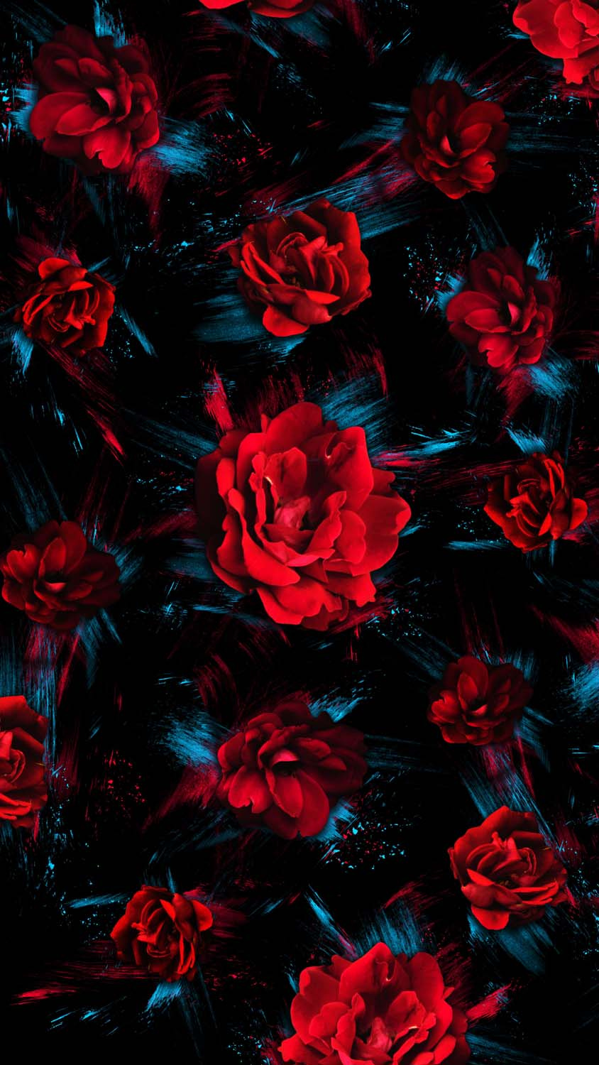Red Flower Art IPhone Wallpaper HD  IPhone Wallpapers