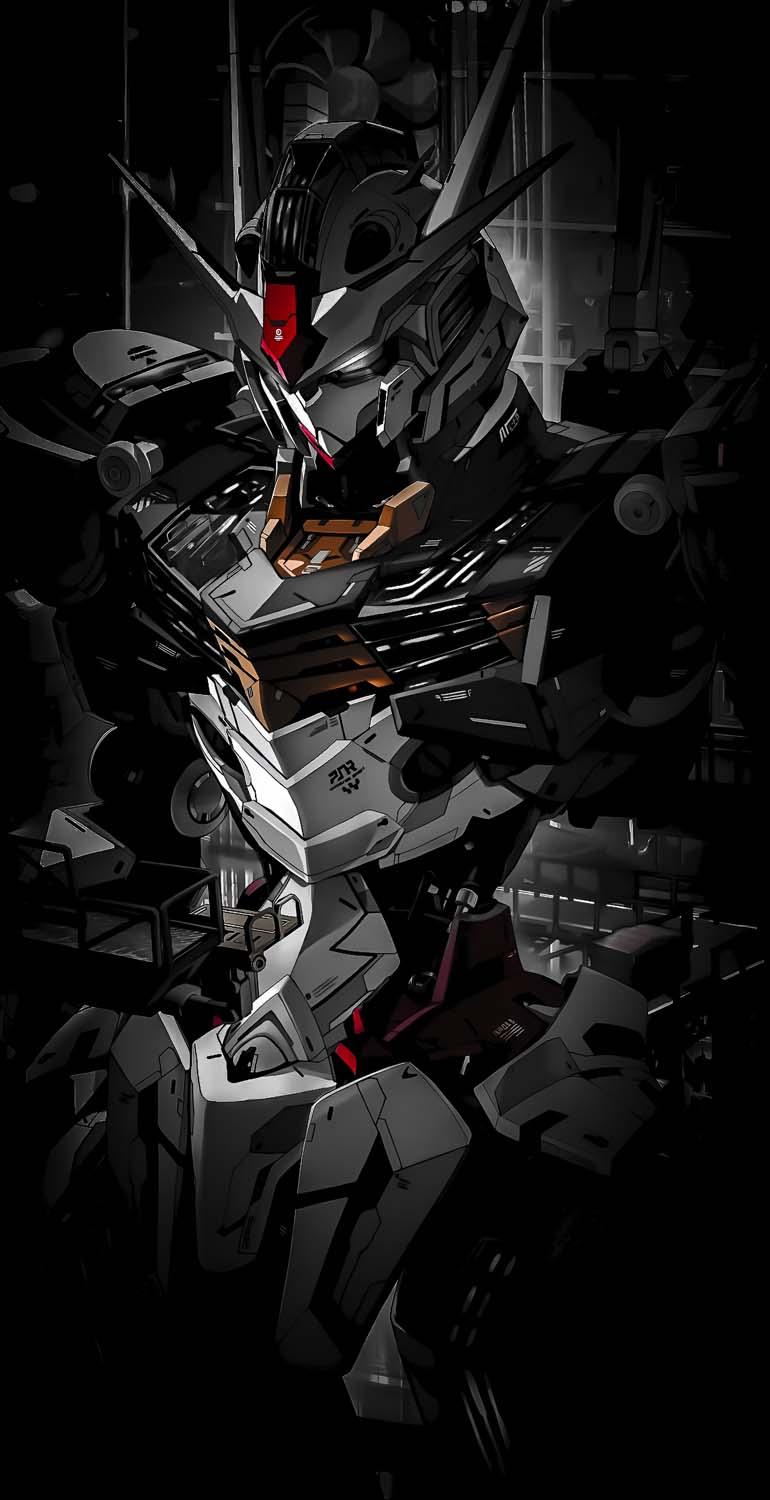 iPhone Gundam Wallpaper Discover more Anime Barbatos Exia Gundam Gundam  Barbatos wallpaper httpswwwixpa  นกรบซามไร ภาพประกอบศลปะ  วอลลเปเปอรการตน