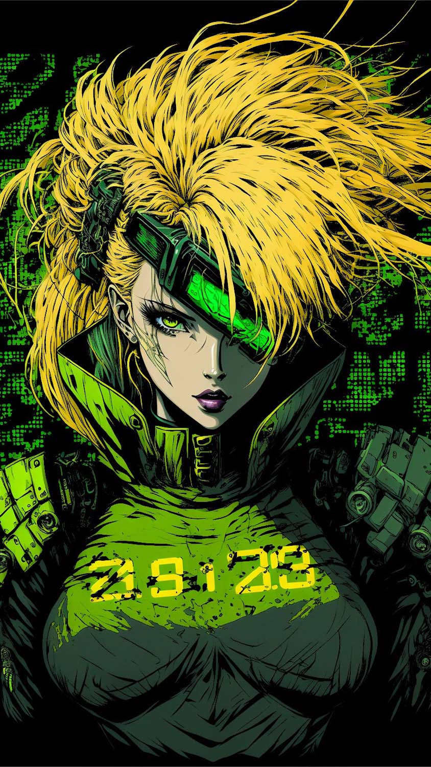 Cyberpunk Anime Girl IPhone Wallpaper HD  IPhone Wallpapers