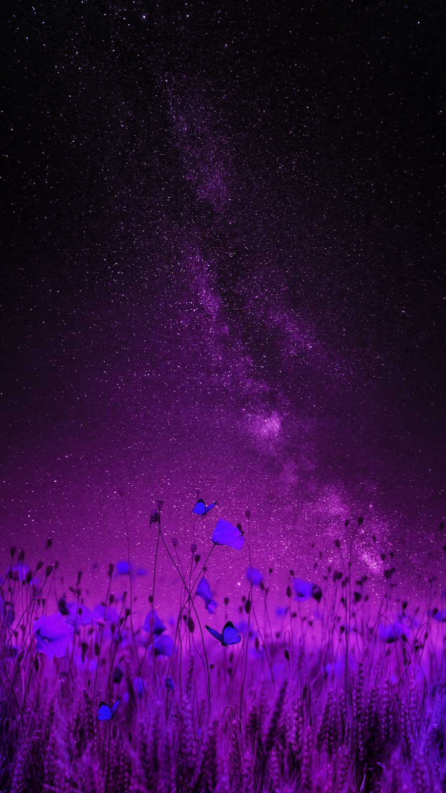Purple Space IPhone Wallpaper HD  IPhone Wallpapers
