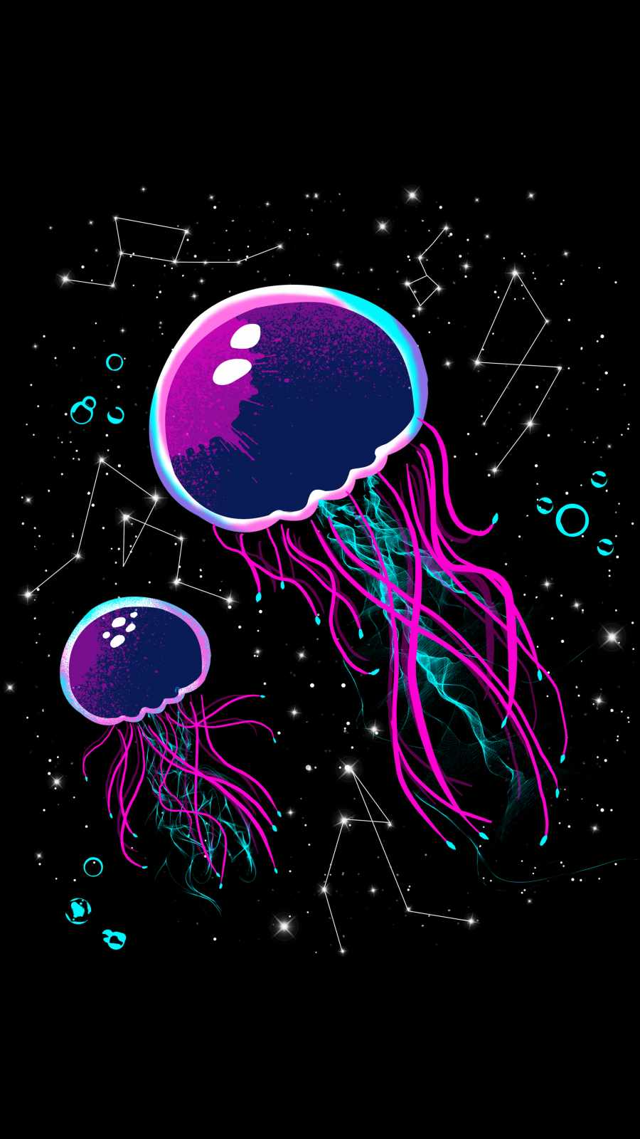 Space Jelly IPhone Wallpaper HD  IPhone Wallpapers