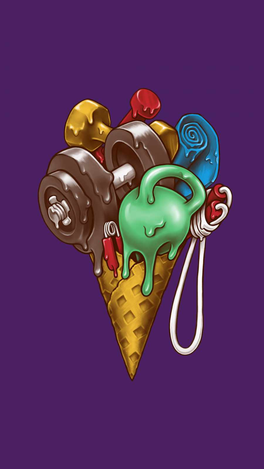 Ice Cream Workout IPhone Wallpaper HD  IPhone Wallpapers