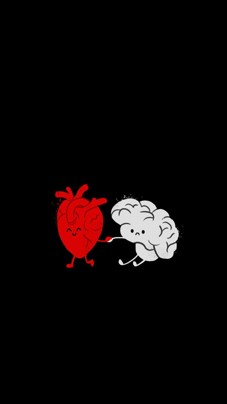 Heart With Brain IPhone Wallpaper HD  IPhone Wallpapers