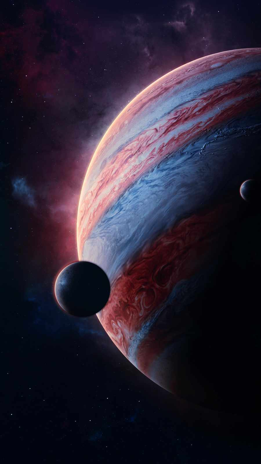 Dark Planet In Space Wallpaper - Download to your mobile from PHONEKY