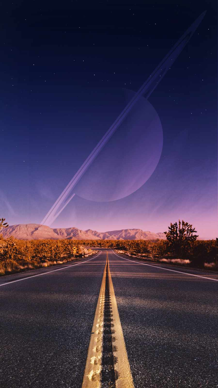 Extraterrestrial Road 4K IPhone Wallpaper  IPhone Wallpapers