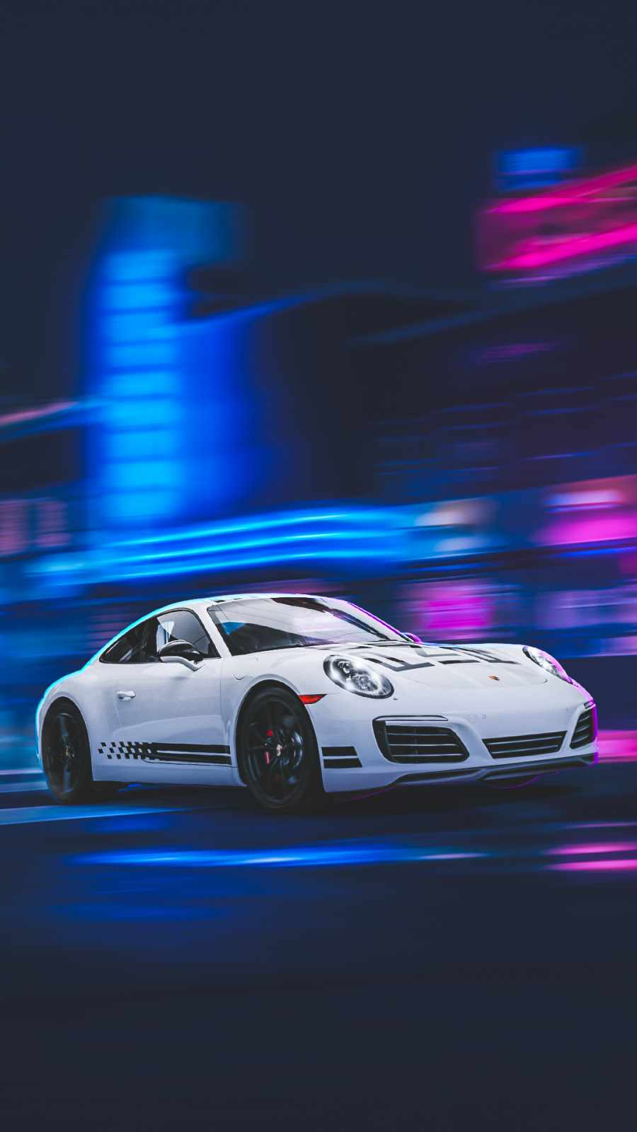 Porsche Night Ride HD IPhone Wallpaper  IPhone Wallpapers
