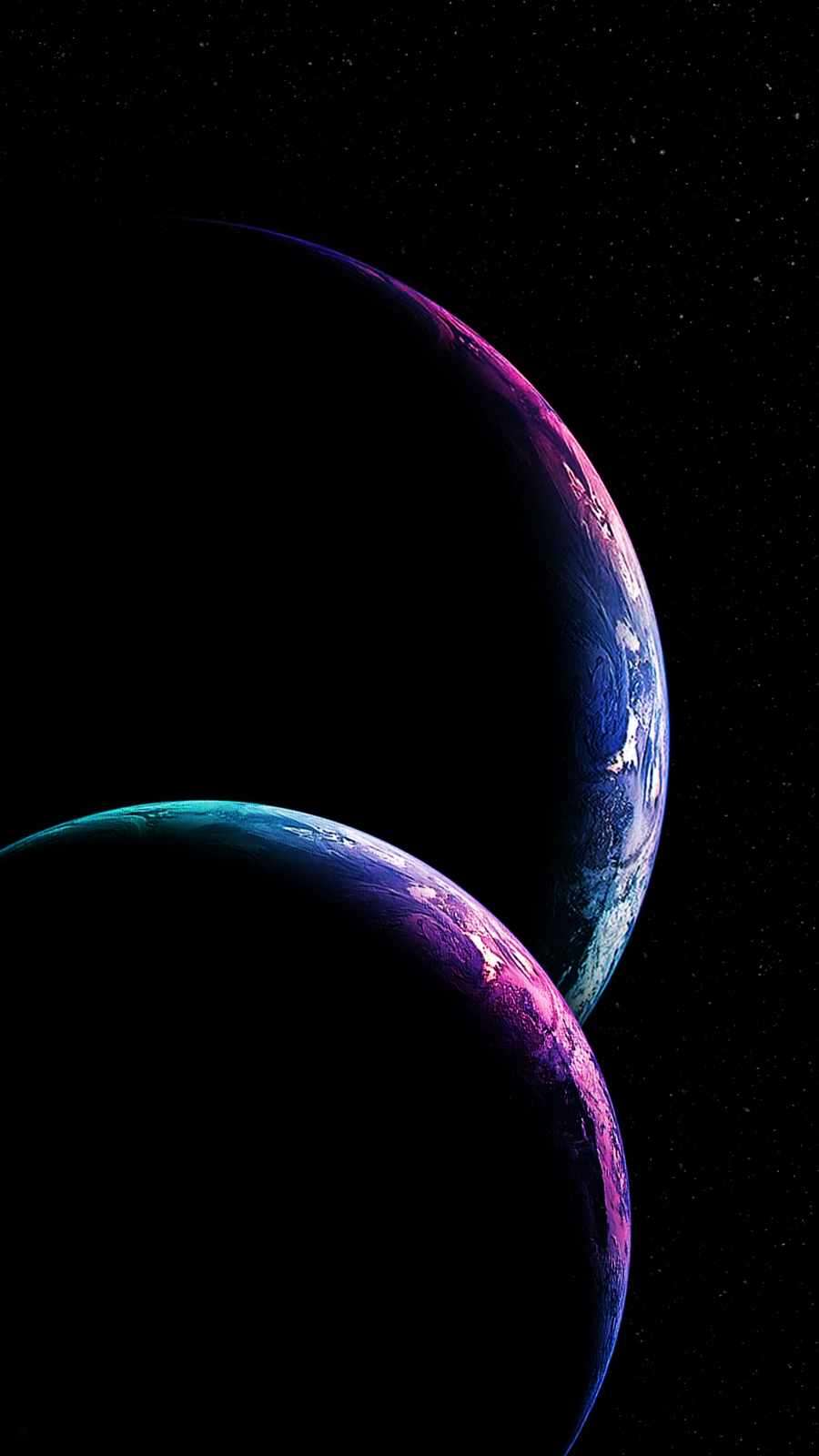 Dual Planets HD IPhone Wallpaper  IPhone Wallpapers
