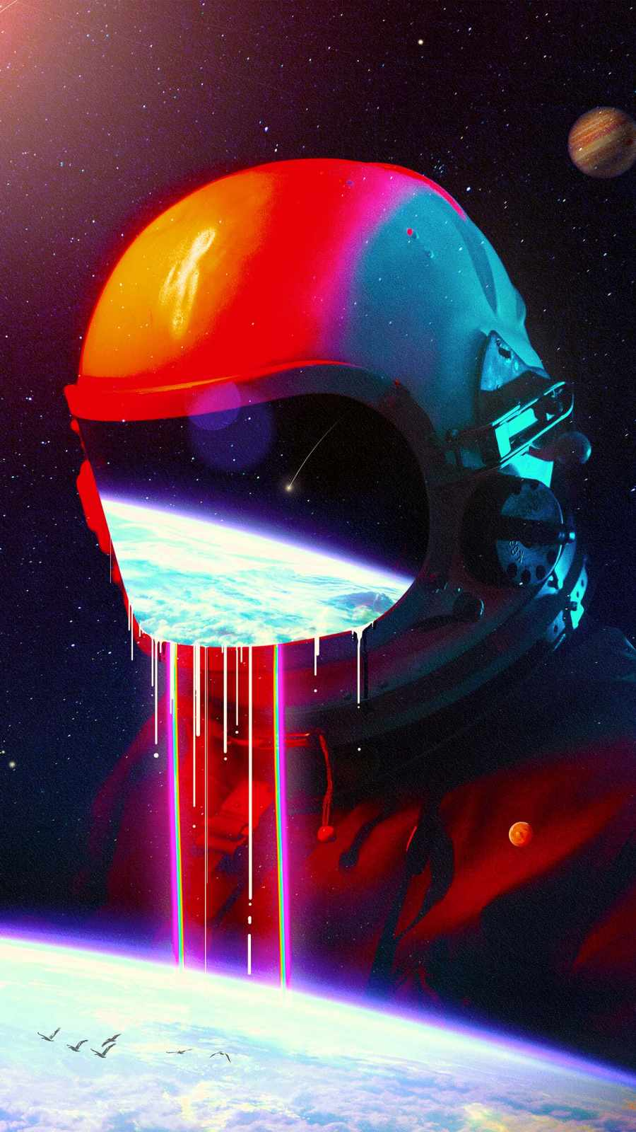 Space Leak 4K IPhone Wallpaper  IPhone Wallpapers