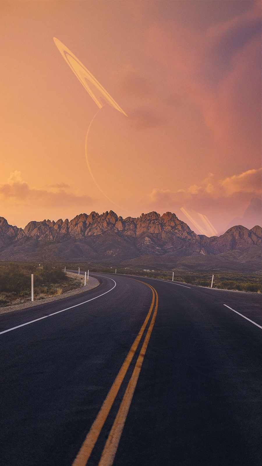 Heavenly Road IPhone 13 Wallpaper  IPhone Wallpapers