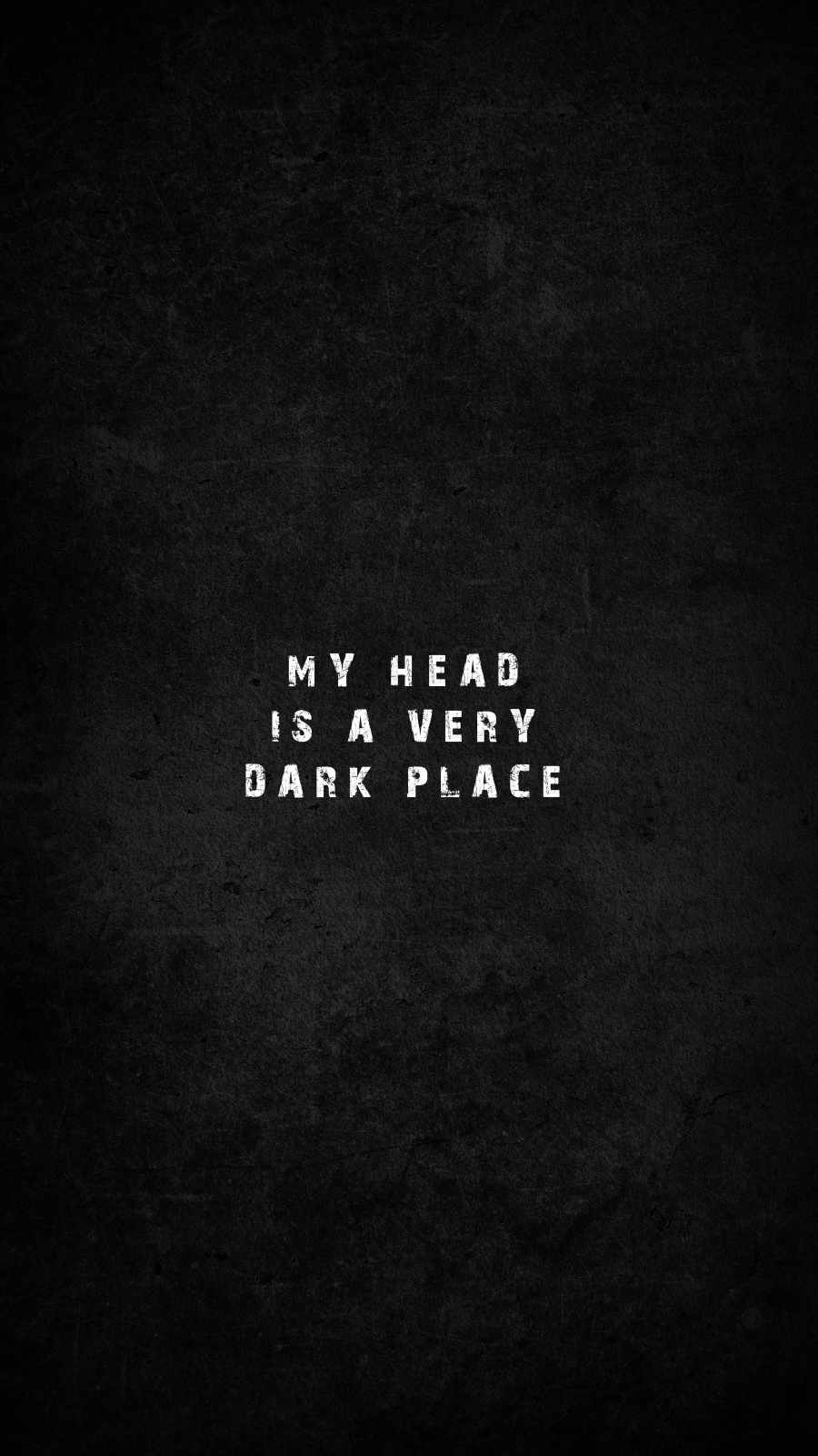 My Head Is Dark Place IPhone Wallpaper  IPhone Wallpapers