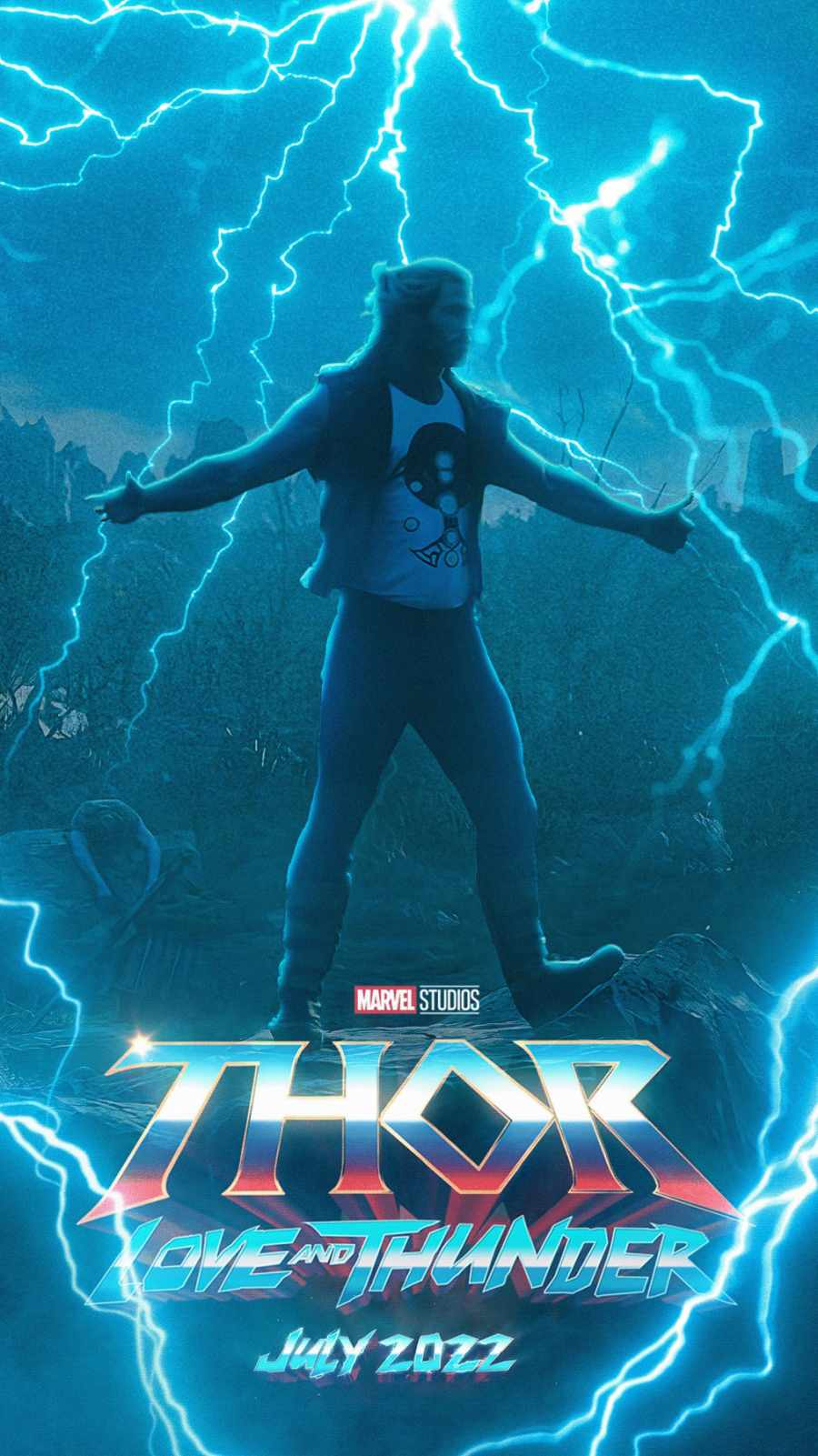 Thor Love And Thunder Art IPhone Wallpaper  IPhone Wallpapers