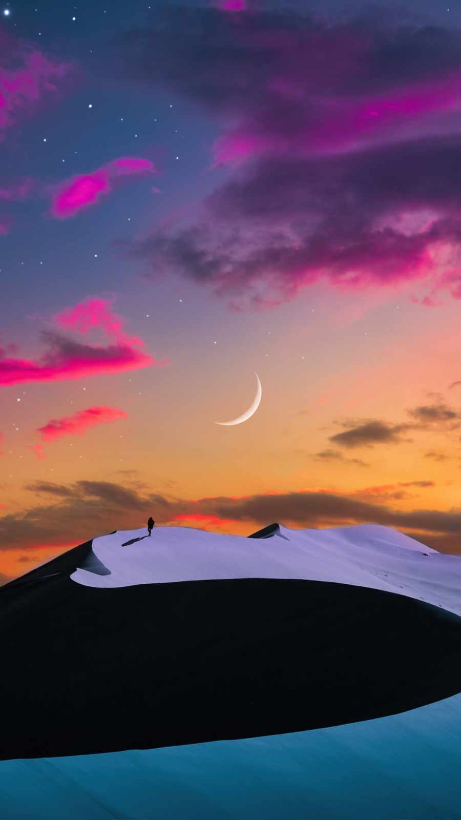 Walking In Ethereal Dusk IPhone Wallpaper  IPhone Wallpapers