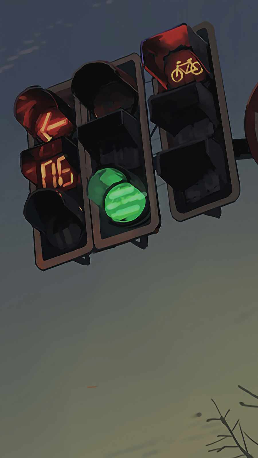 Road Sign Traffic Lights IPhone Wallpaper  IPhone Wallpapers