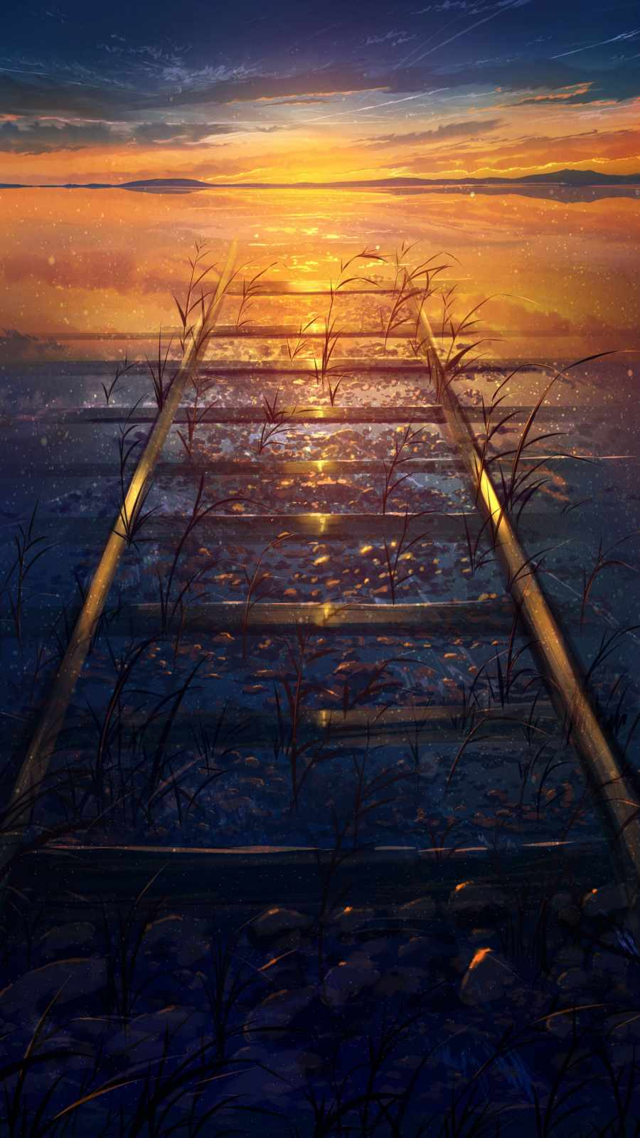 Old Railroad Anime IPhone Wallpaper  IPhone Wallpapers