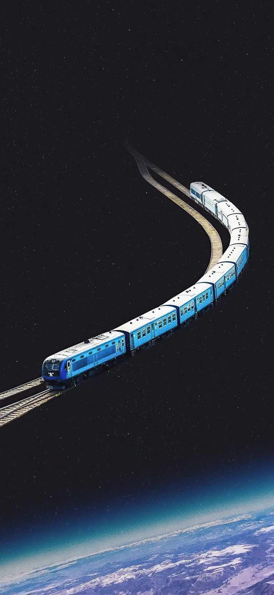 Space Train IPhone Wallpaper  IPhone Wallpapers