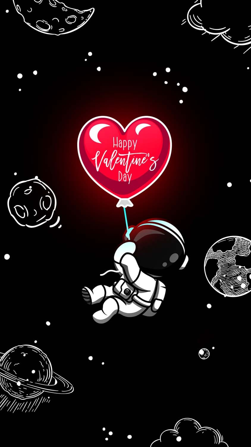 Happy Valentines Day From Space IPhone Wallpaper HD  IPhone Wallpapers