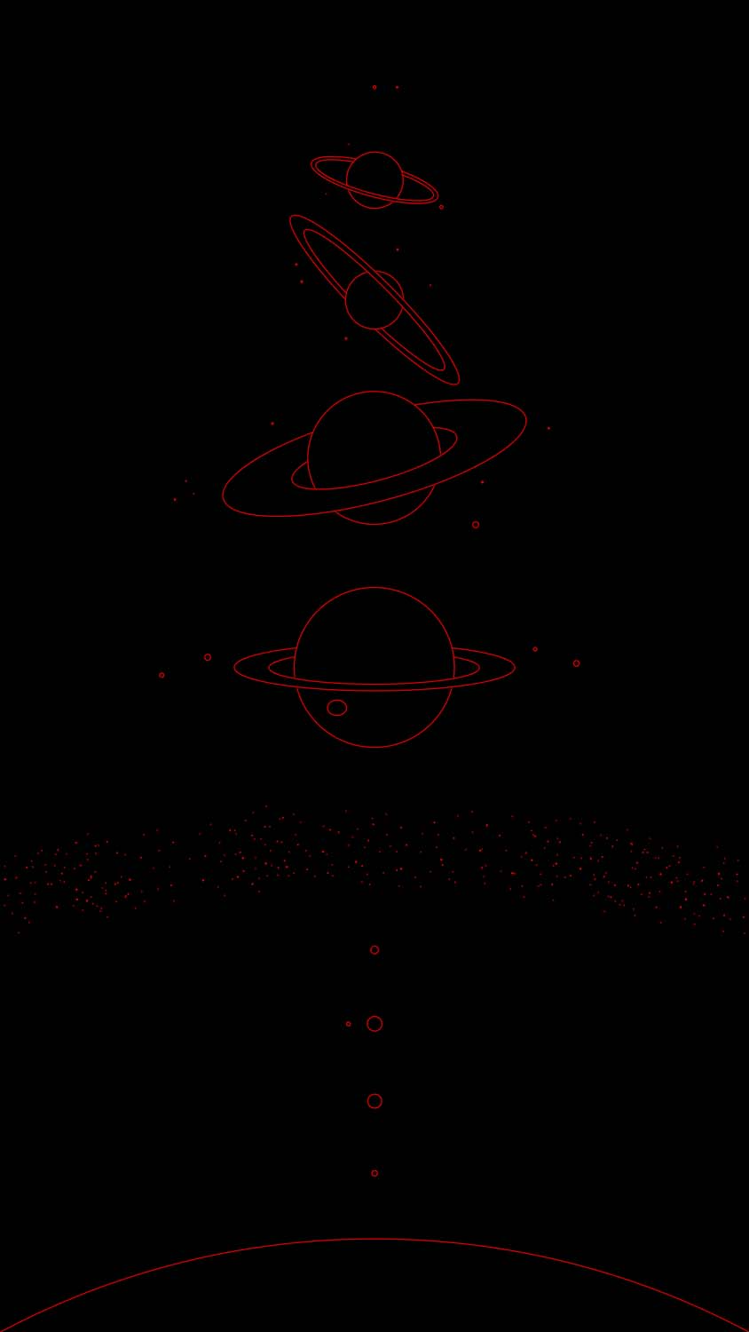 Planets Moons Scaled Sizes Dark Mode IPhone Wallpaper HD  IPhone Wallpapers